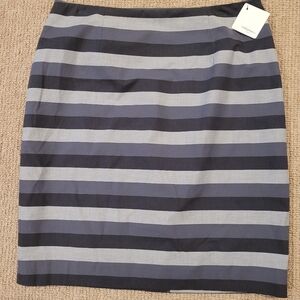 Halogen Black and Gray Mini Pencil Skirt
